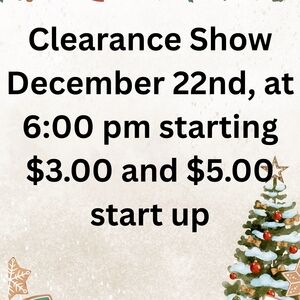 21-40 UNLISTED Clearance Show
